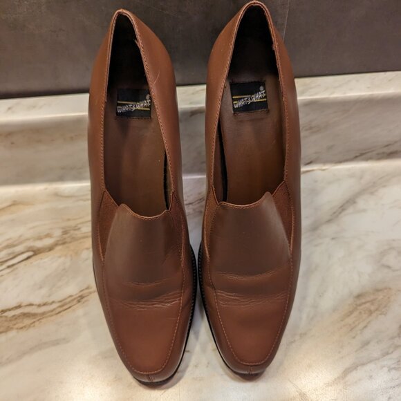 Ladies Leather Slip Whats What Size 11 - Picture 2 of 7